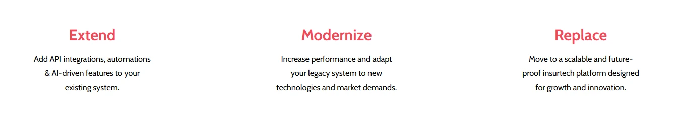 insurance legacy system transformation