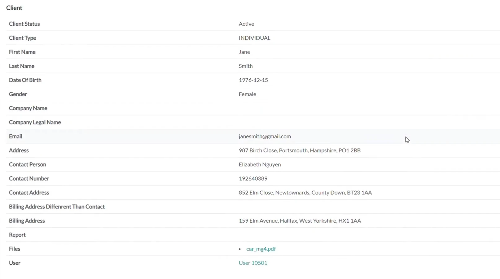 custom client portal