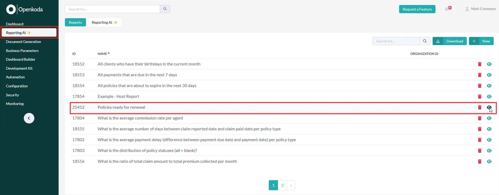 how to build a custom dashboard for insurance agent