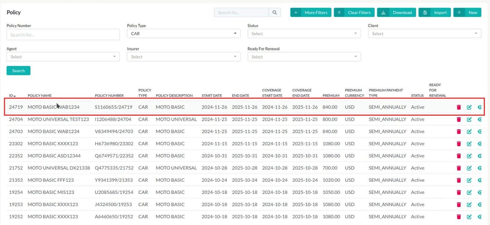 embedded insurance form for car insurance