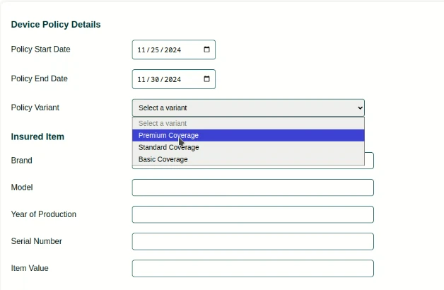 embedded insurance