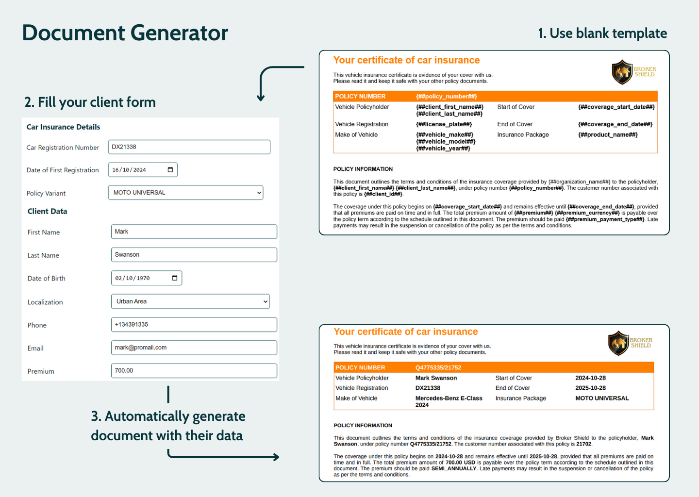 document generator openkoda