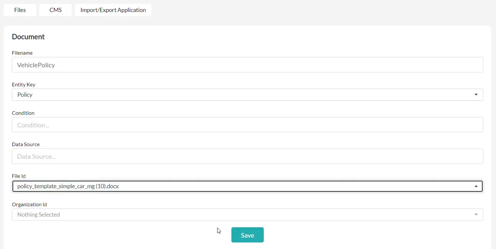 policy document templates