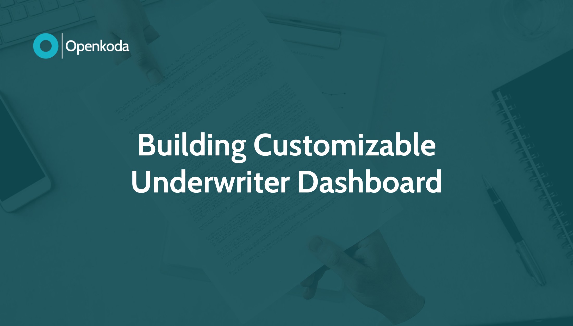 underwriter dashboard