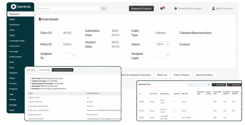 openkoda underwriting platform