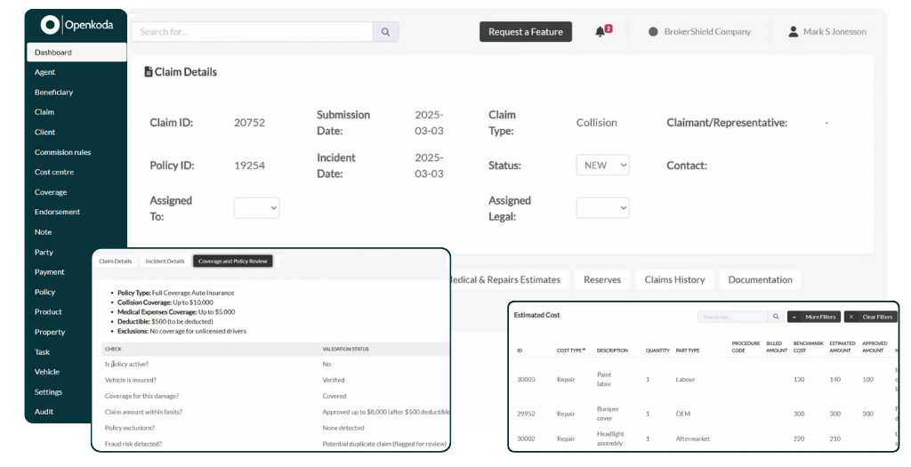 openkoda underwriting platform
