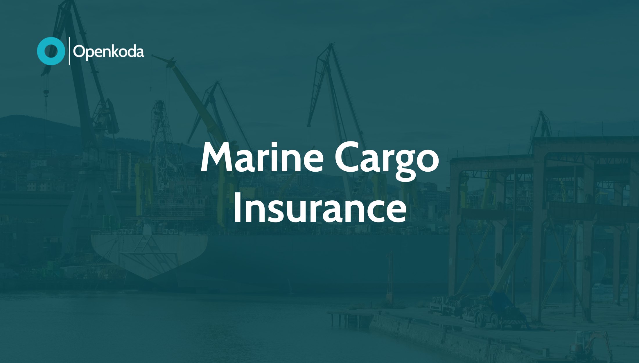 marine cargo insurance